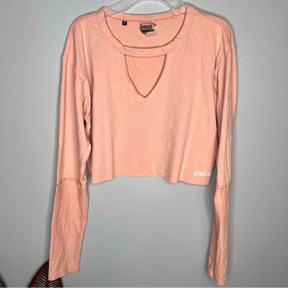 Gymshark, Power Down Crop Long Sleeve‎ Top